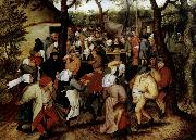 Pieter Bruegel Rustic Wedding France oil painting artist